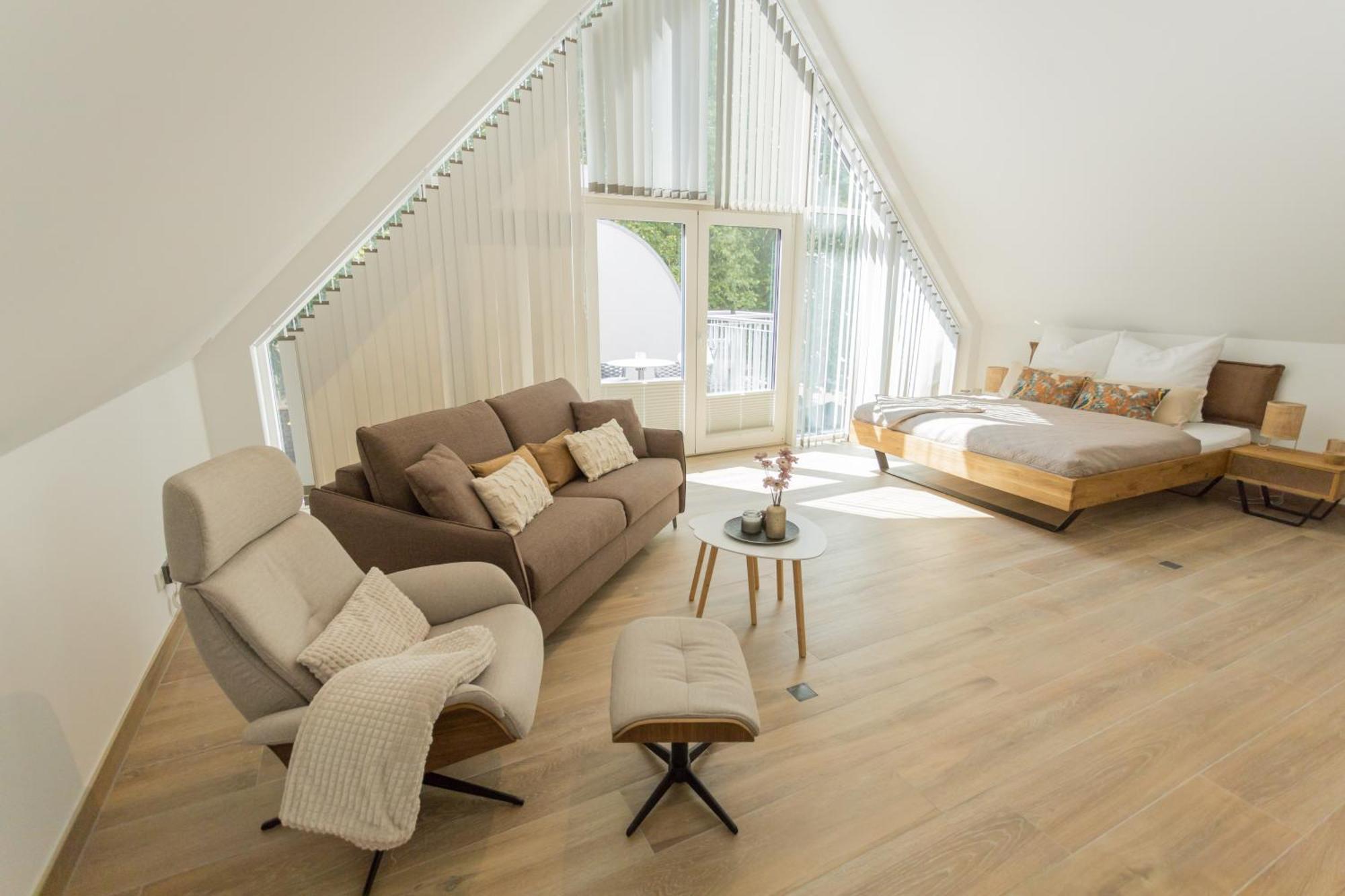 Stilvolles City-Apartment Glocke Ludinghausen Eksteriør billede