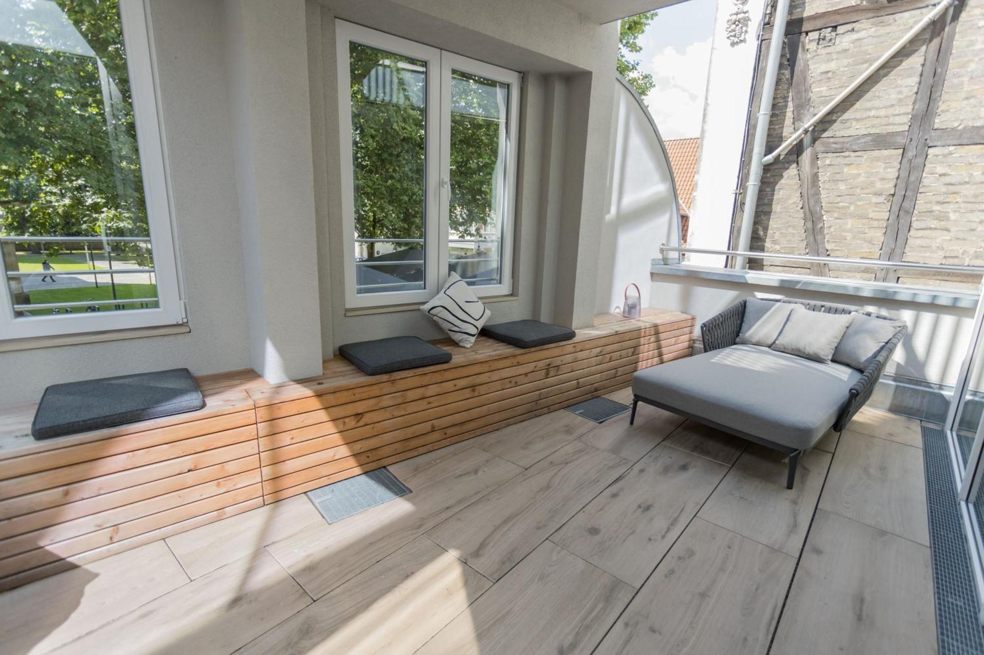 Stilvolles City-Apartment Glocke Ludinghausen Eksteriør billede