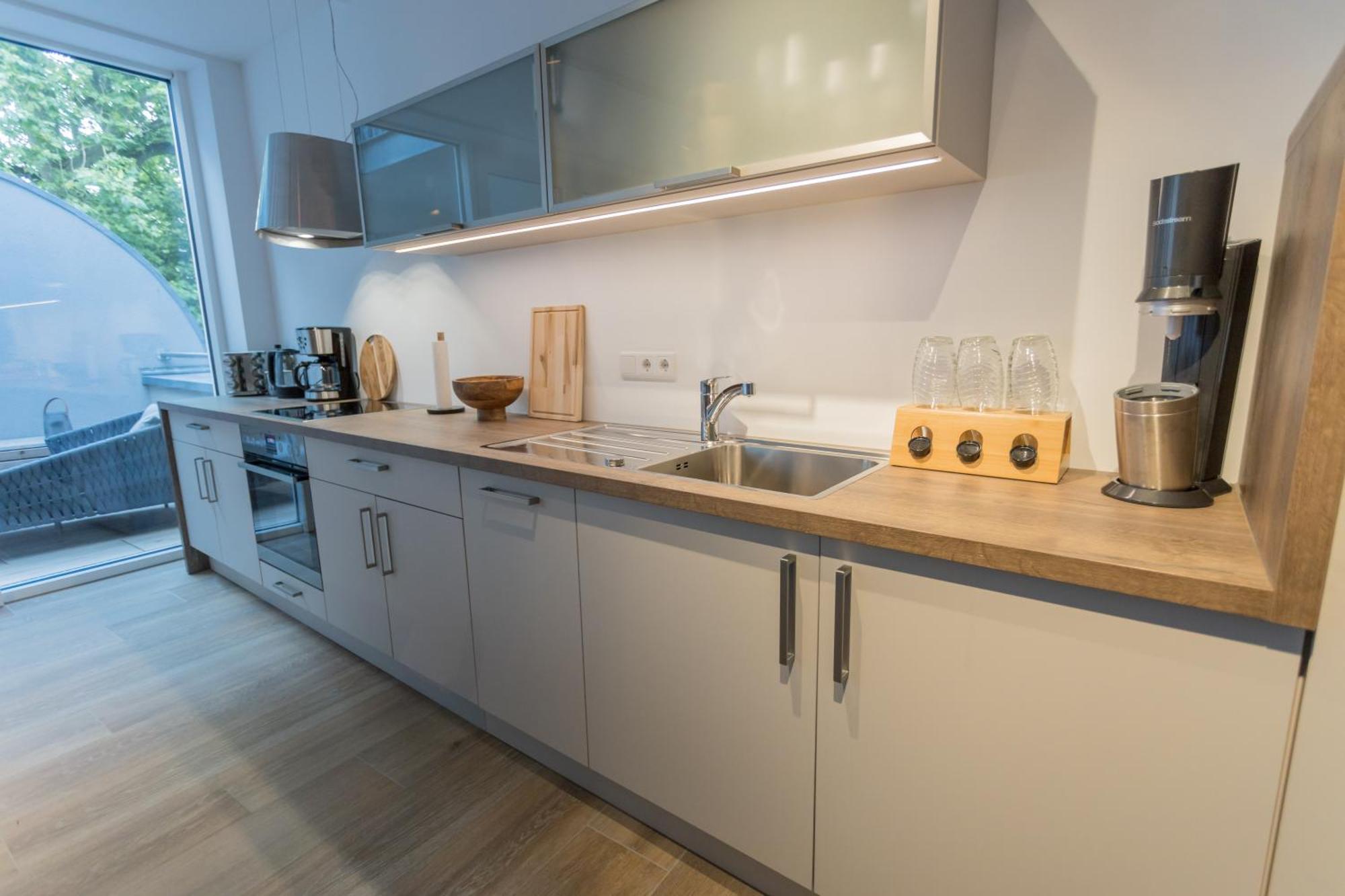 Stilvolles City-Apartment Glocke Ludinghausen Eksteriør billede